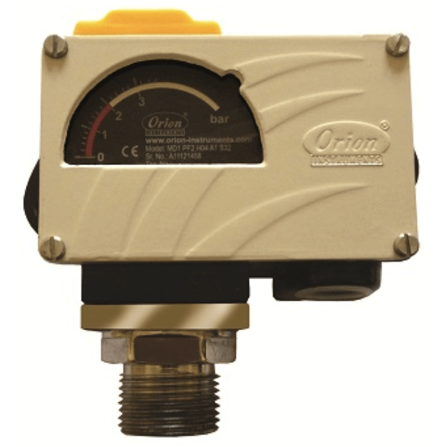 Orion Instruments Pressure Switch, MD Series Large Bore High Range